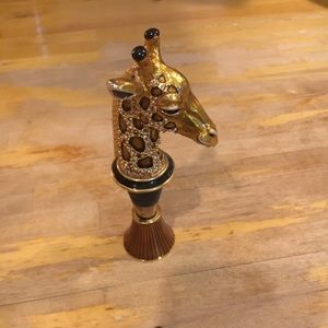 Jay Strongwater Giraffe Wine Stopper
